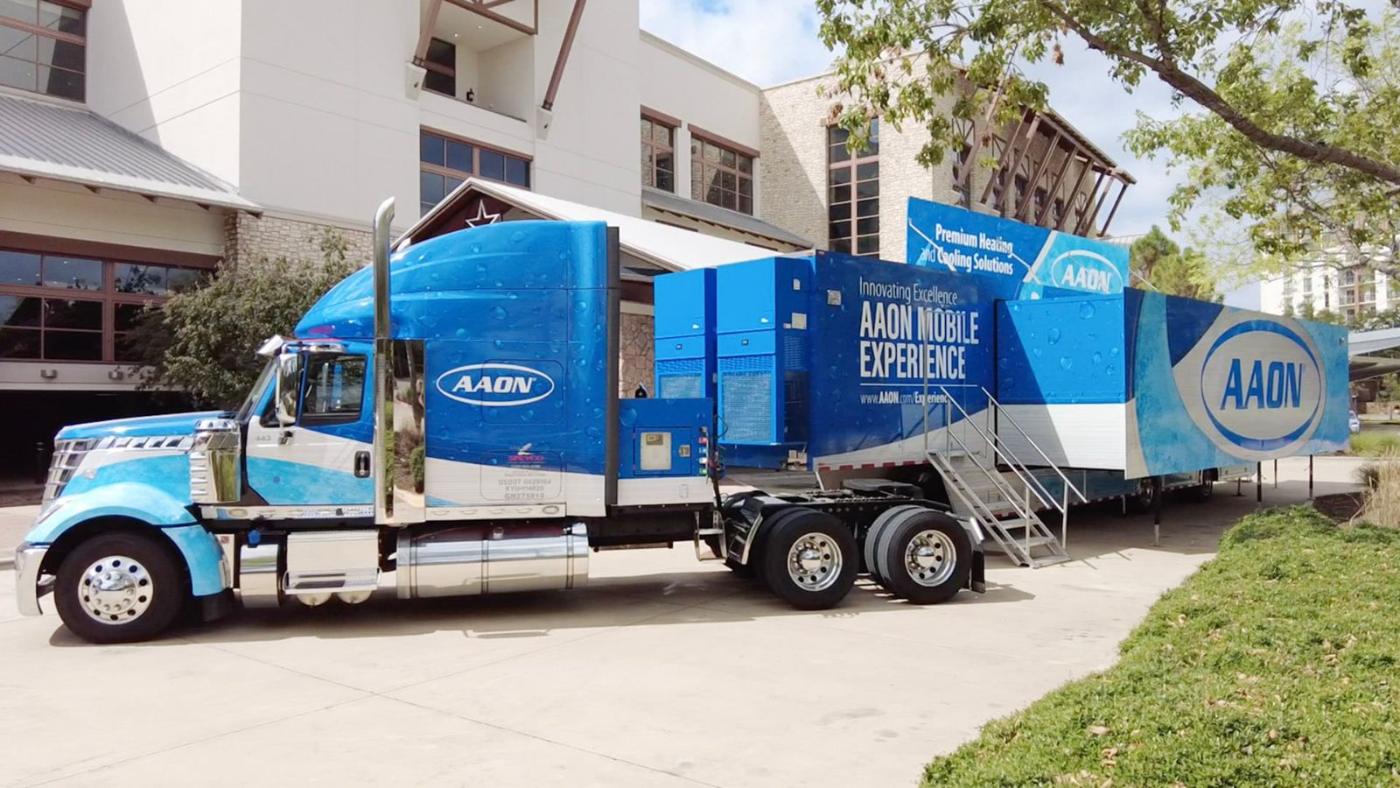 AAON Mobile Tour trailer