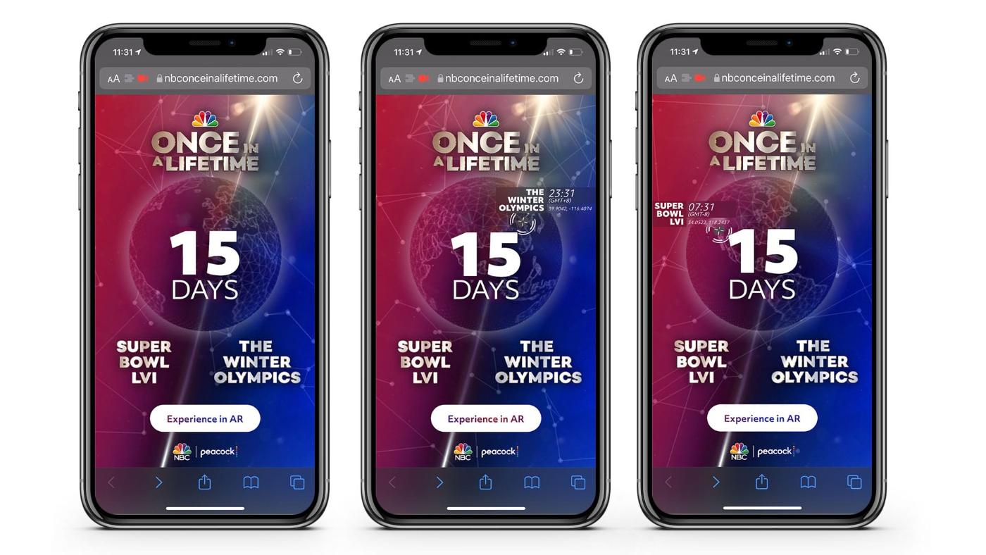 Countdown landing screens