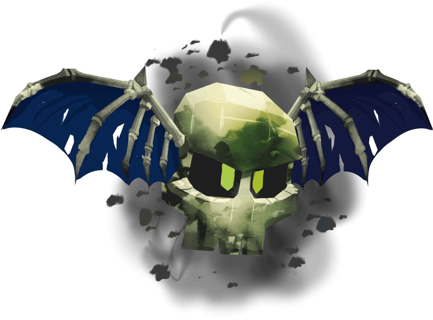 Skull creep 3D asset
