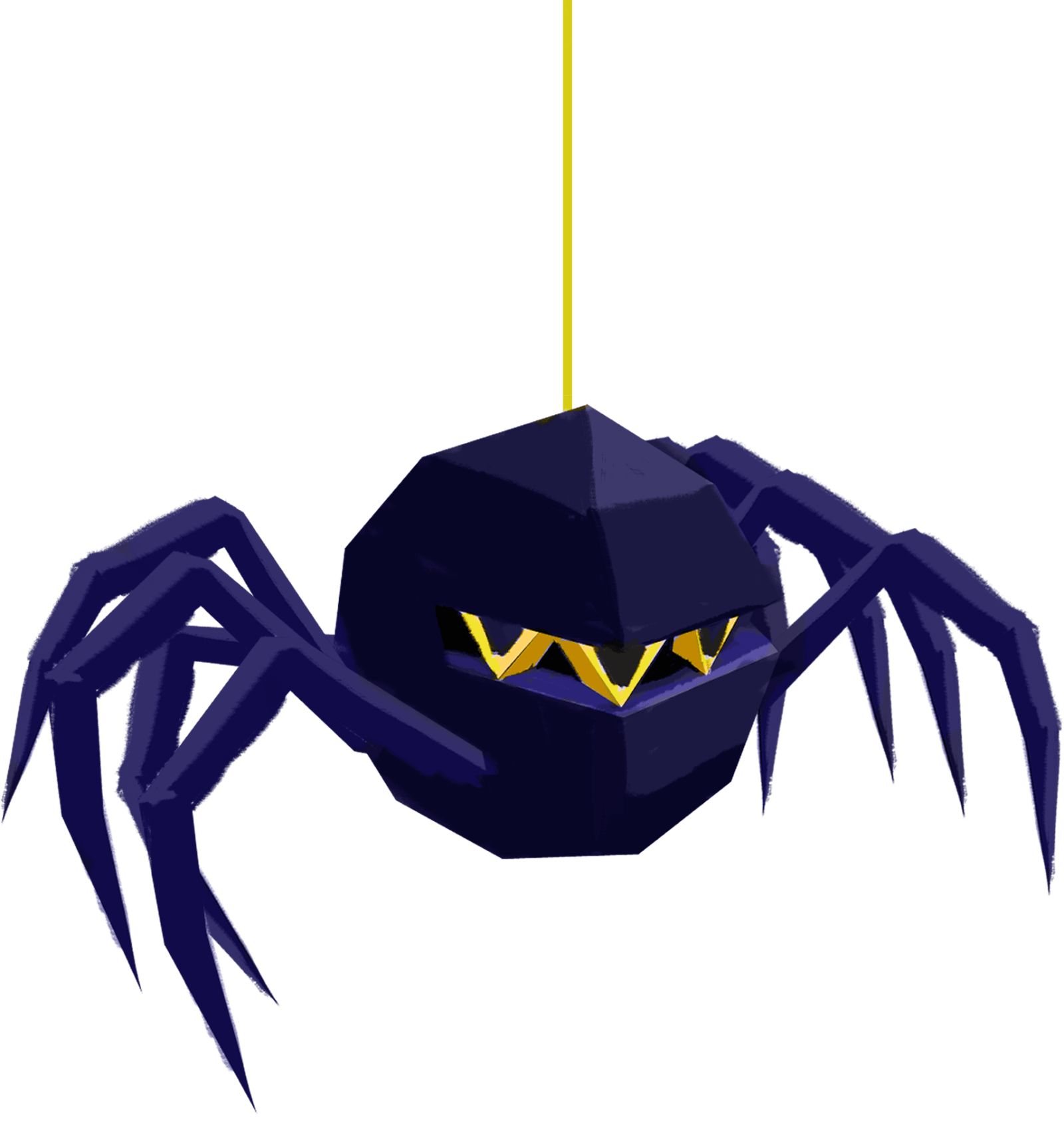 Spider creep 3D asset